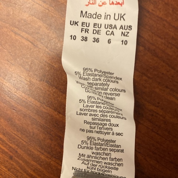 Pretty Little Things Size 6 Women’s MIDI Dress Dotty Mesh Long Sleeve Bodycon - Picture 7 of 11